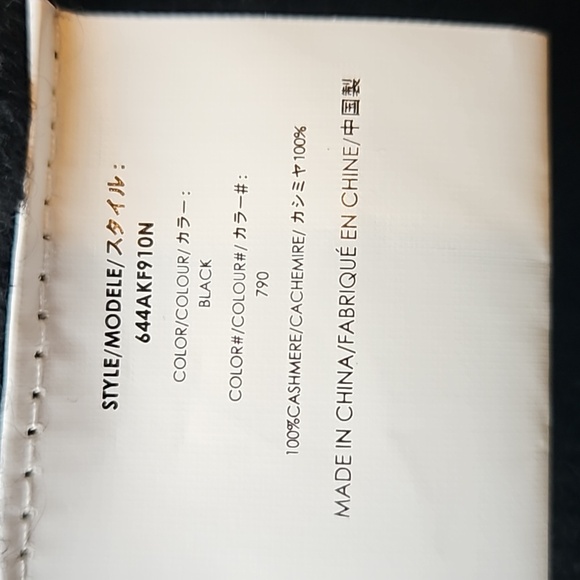 Michael Kors Collection Black 100% Cashmere Wrapped Cardigan M NWOT - Picture 6 of 7